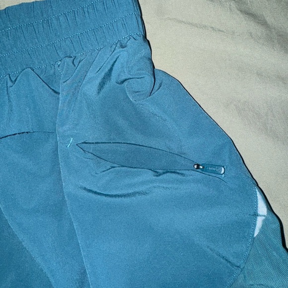 Mesh Racer Teal Women's 4 inch Shorts - Picture 5 of 5